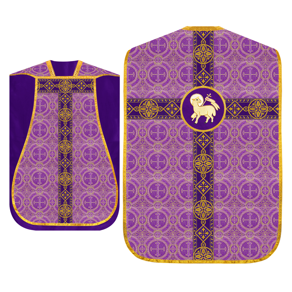 Embroidered Roman Chasuble Vestment