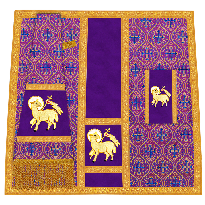 Roman Chasuble with Adorned Motif and Trims