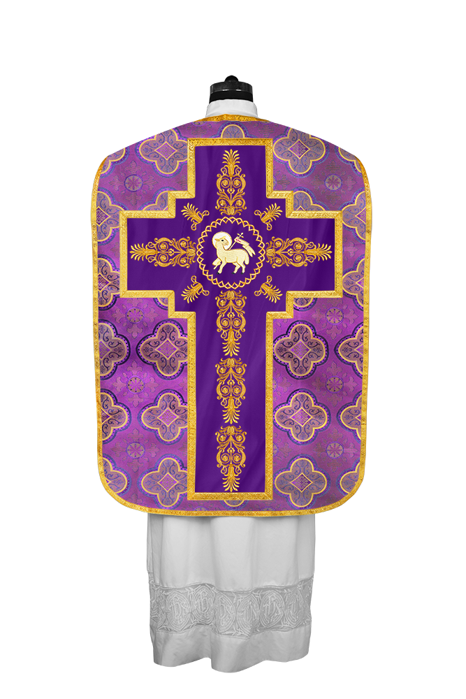 FIDDLEBACK WITH EMBROIDERED ORPHERY