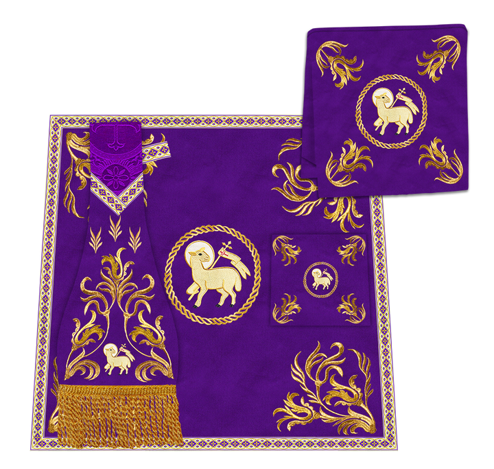 Altar Cloth with Liturgical Motif and Trims