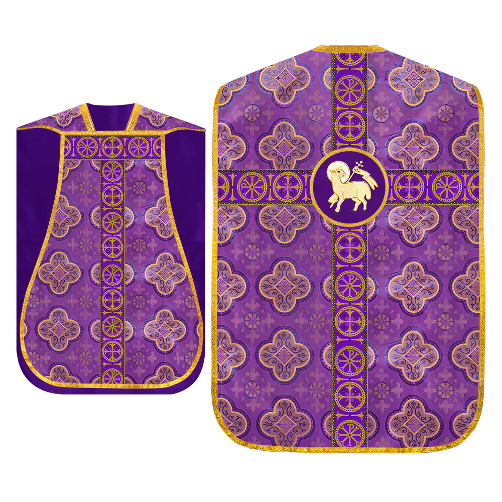 Roman Chasuble with Adorned Orphrey