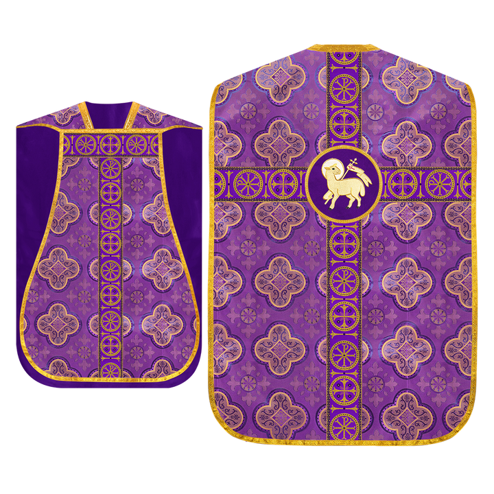 Roman Chasuble with Adorned Orphrey