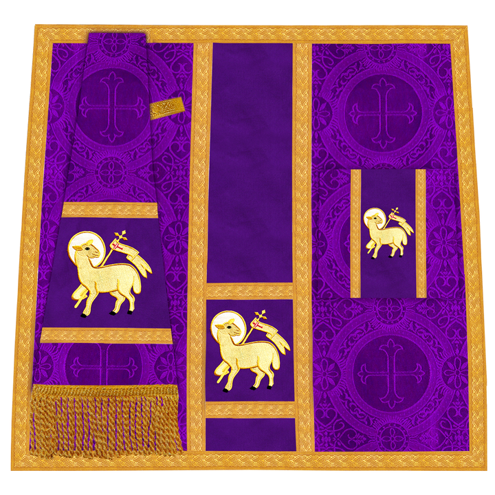 Roman Chasuble with Adorned Motif and Trims