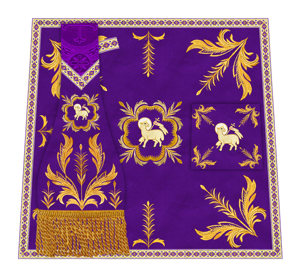 Borromean Chasuble Vestment With Liturgical Trims