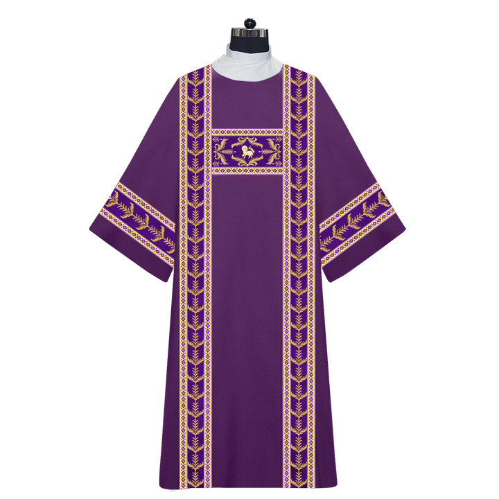 Dalmatics Vestments With Adorned Orphrey and Trims