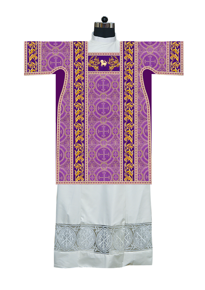 Tunicle Vestment with Woven Braids