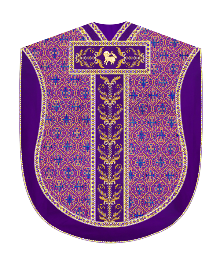 Borromean Chasuble Vestment With Liturgical Trims