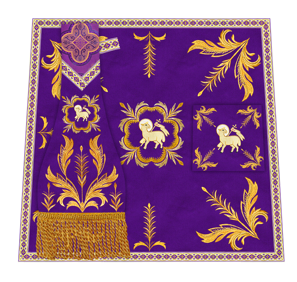 Borromean Chasuble Vestment With Liturgical Trims