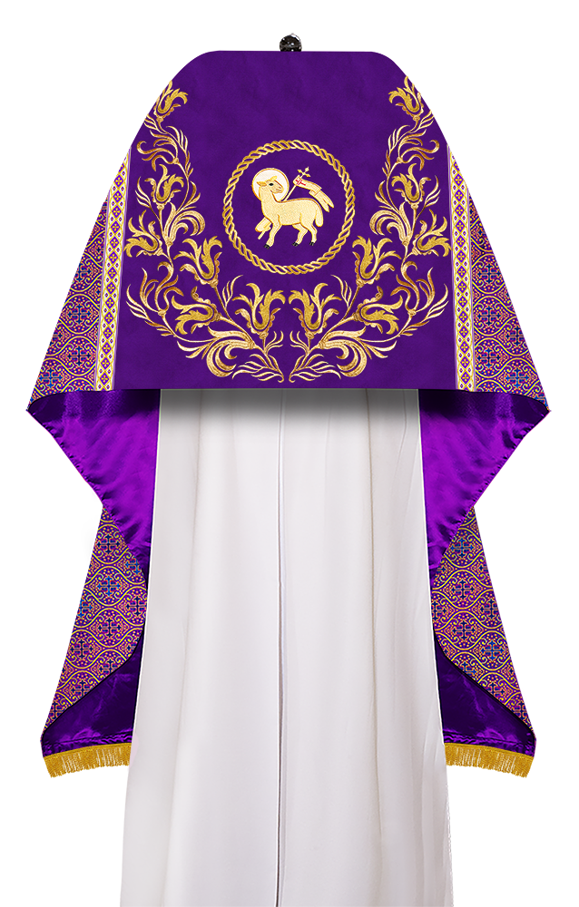 Humeral Veil Vestment with Embroidery Motif