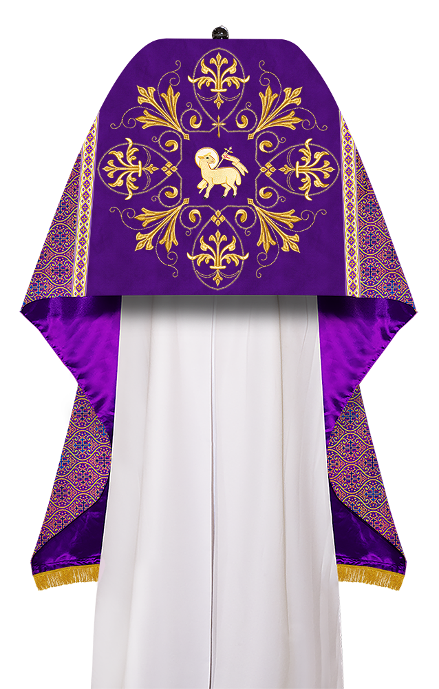 Humeral Veil Vestment with Adorned Liturgical Motif