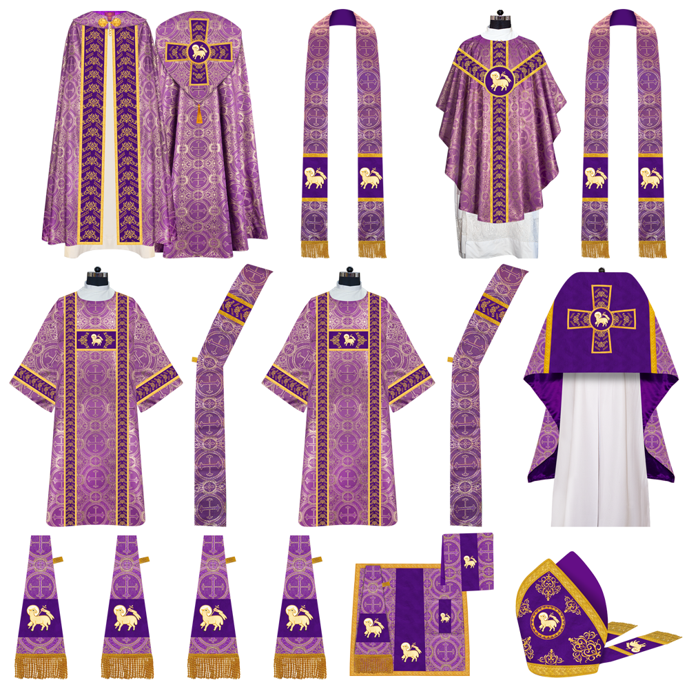 Gothic Highline Mass Set with Embroidered Orphrey