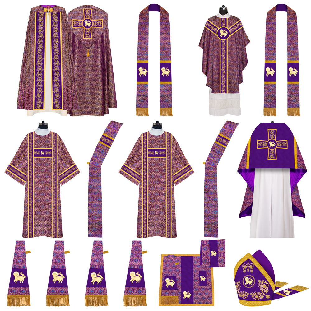 Gothic Highline Mass Set with Grapes Design