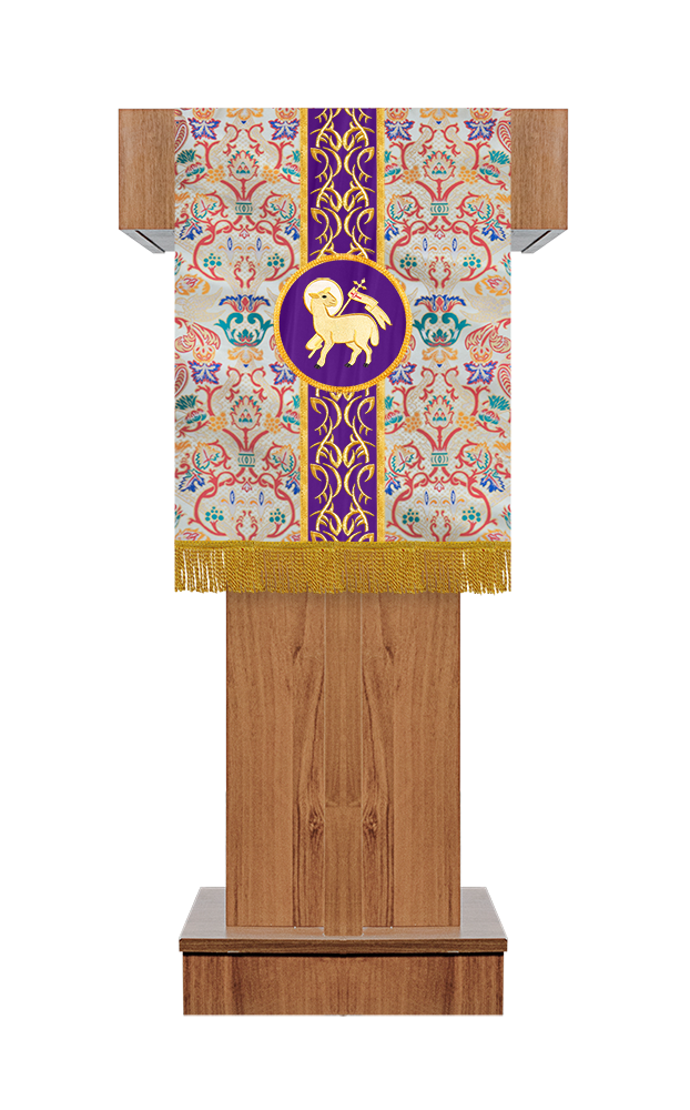 Embroidered Pulpit/Lectern with Tapestry