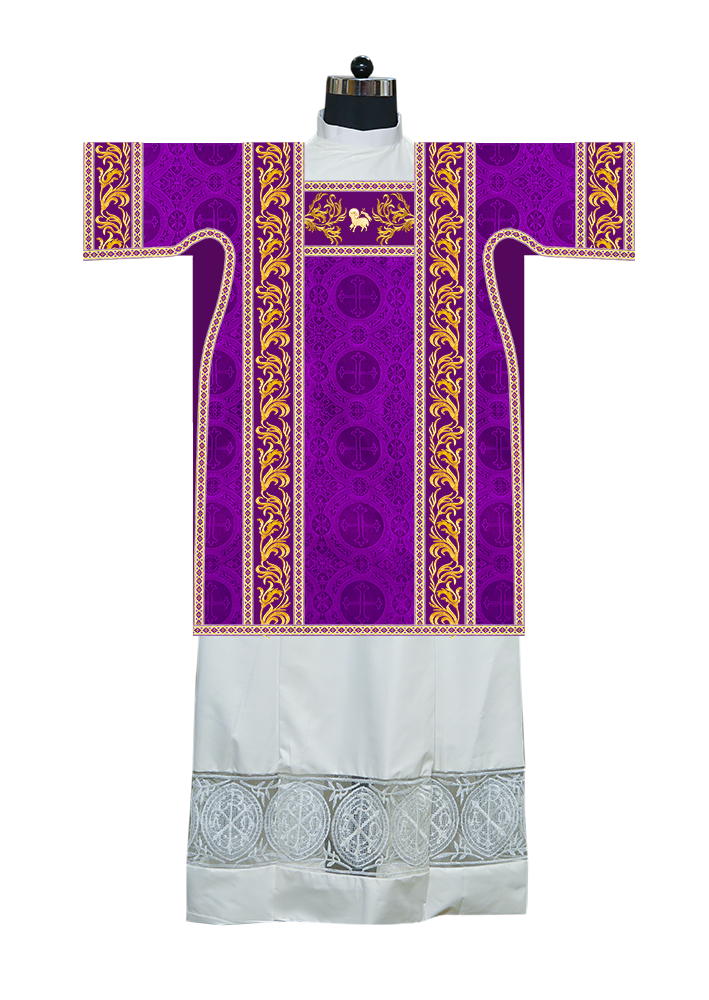 Tunicle Vestment with Woven Braids