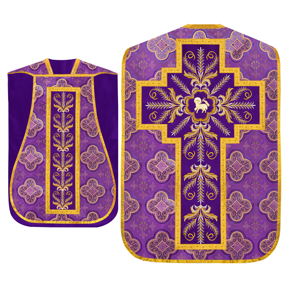 Roman Chasuble with liturgical motifs