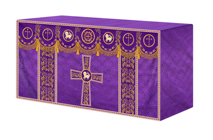 Handmade Church Altar Cloth with Traditional Embroidery