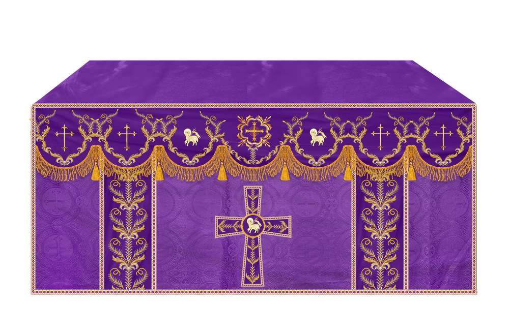 Church Altar Parament with Trims