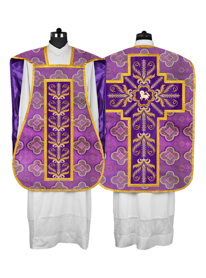 Roman Chasuble with liturgical motifs
