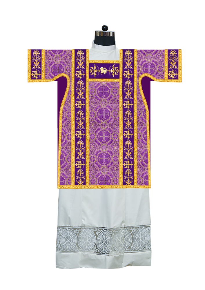 Tunicle Vestment with Adorned Orphrey