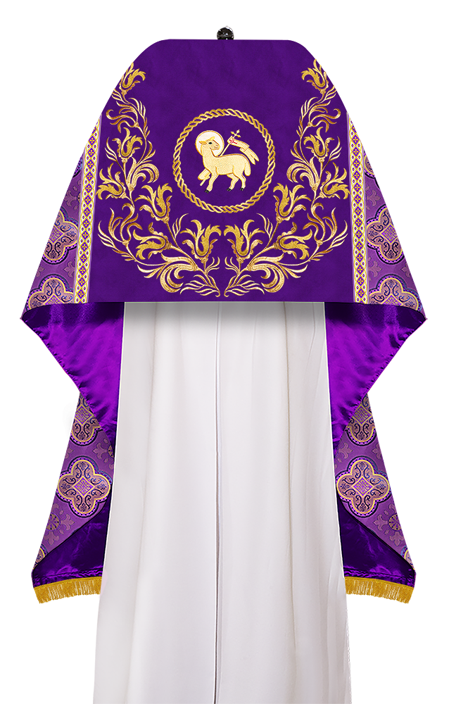 Humeral Veil Vestment with Embroidery Motif