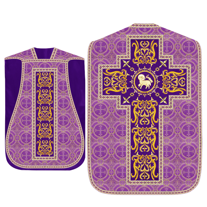 Set of Four Beautiful Roman chasuble vestments