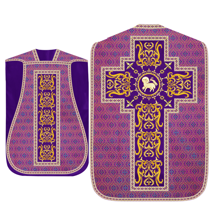 Set of Four Beautiful Roman chasuble vestments