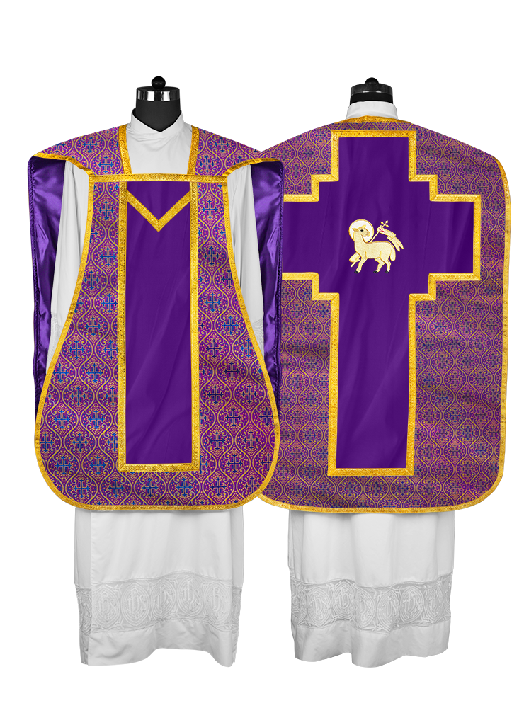 Fiddleback with spiritual motif