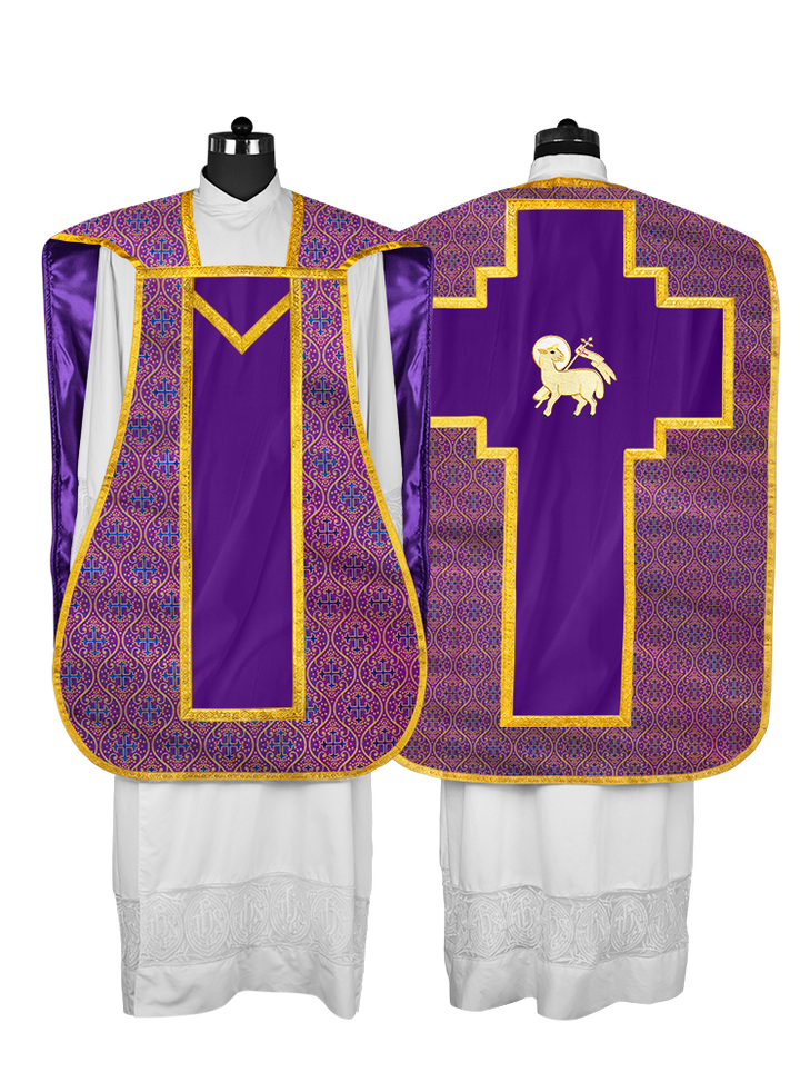 Fiddleback with spiritual motif