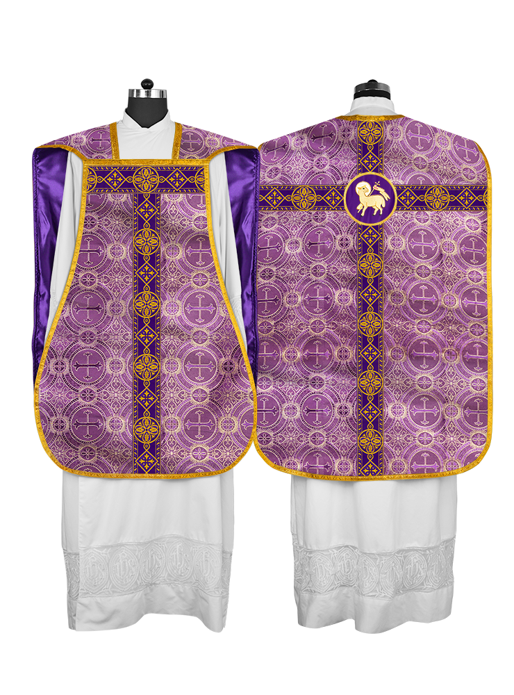 Casulla romana bordada 