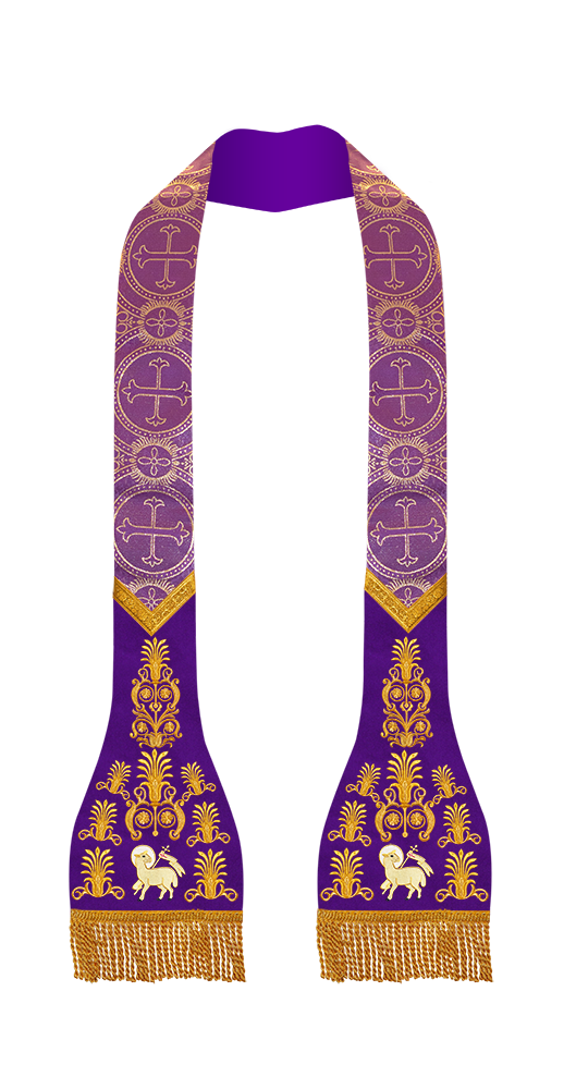 Roman Stole with embroidered motif