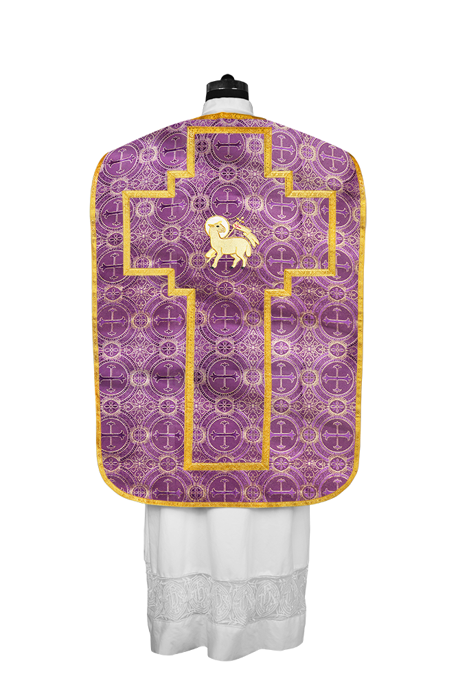Roman Chasuble with adorned motif