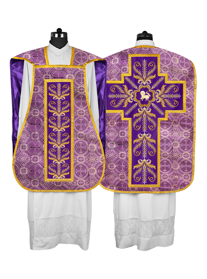 Roman Chasuble with liturgical motifs