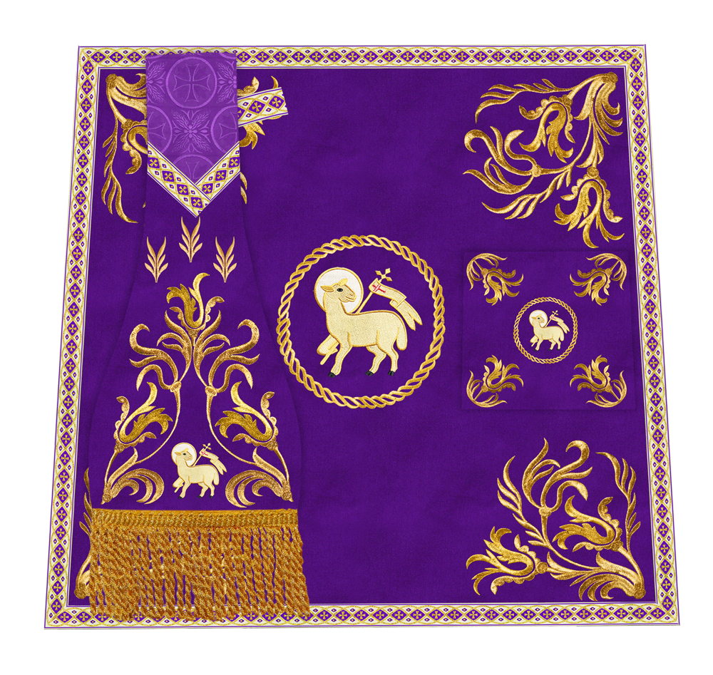 Handmade Church Altar Cloth with Traditional Embroidery