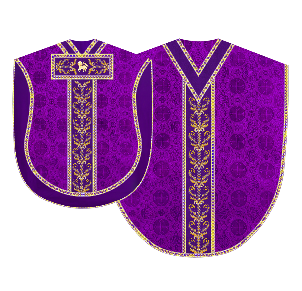 Borromean Chasuble Vestment With Liturgical Trims