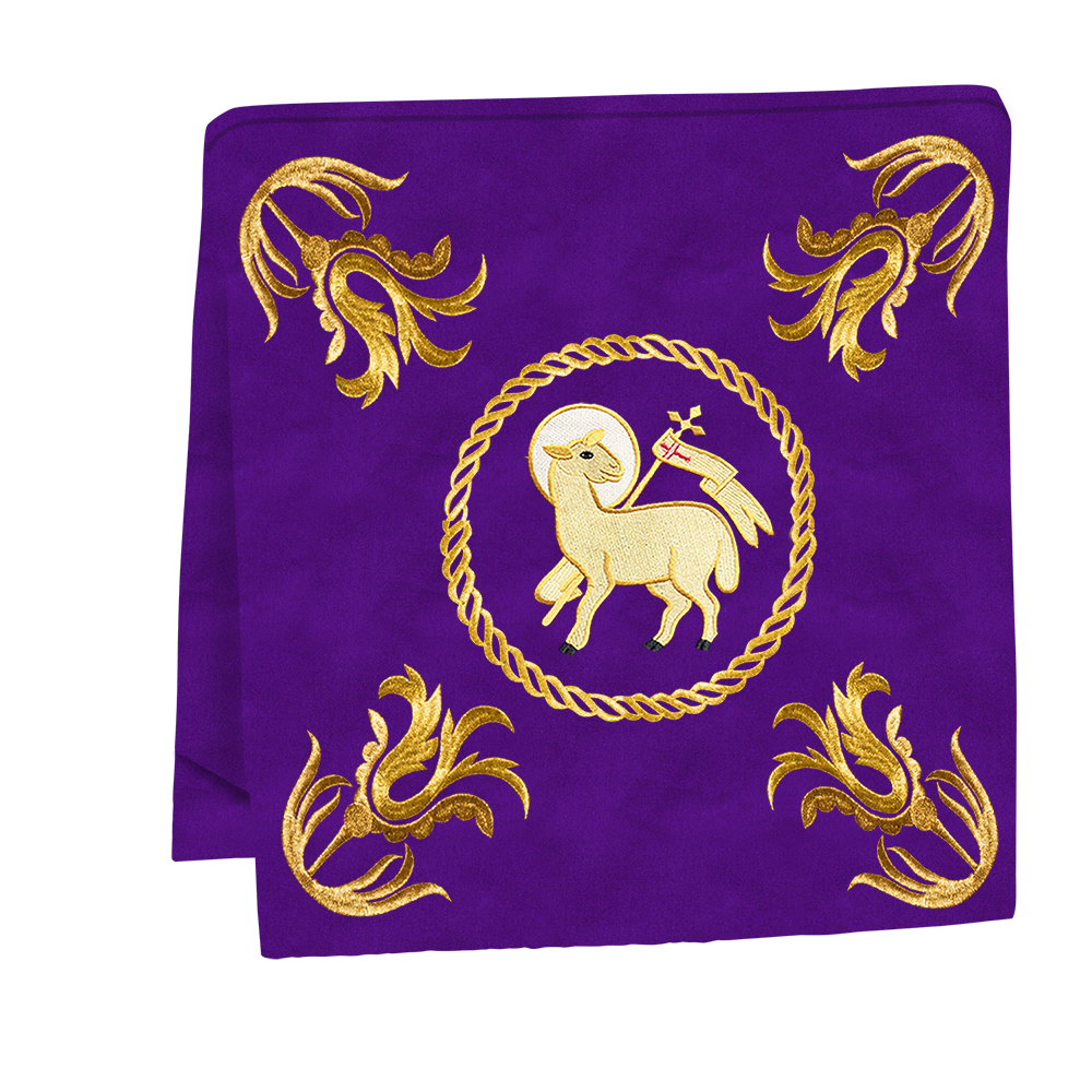 Church Altar Cloth with Refined Embroidery and Motif