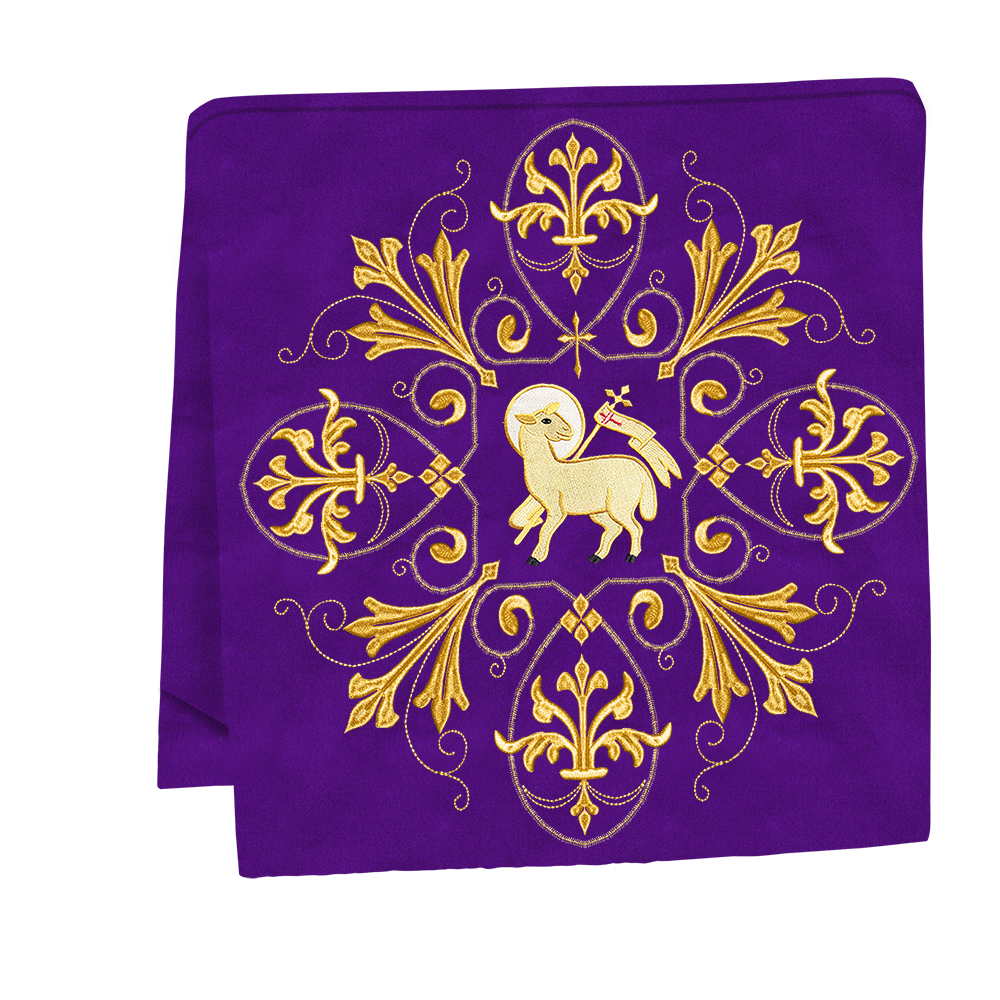 Embroidered Altar mass Set with motif and Trims