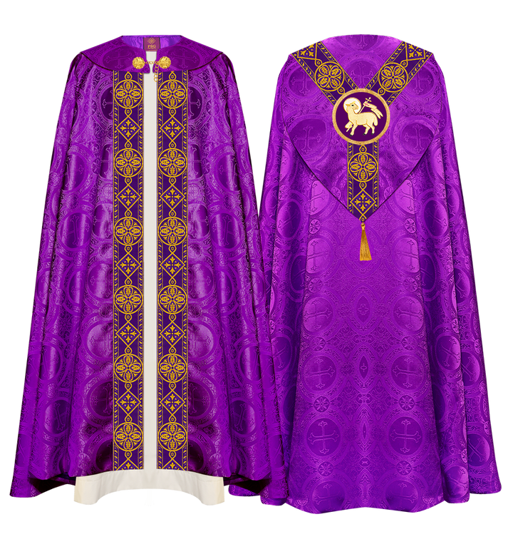 Cope Vestment Adorned With Woven Braids