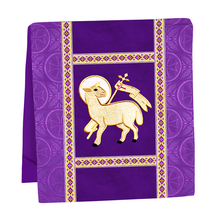 Traditional Altar Mass Set with  Embroidered Motifs