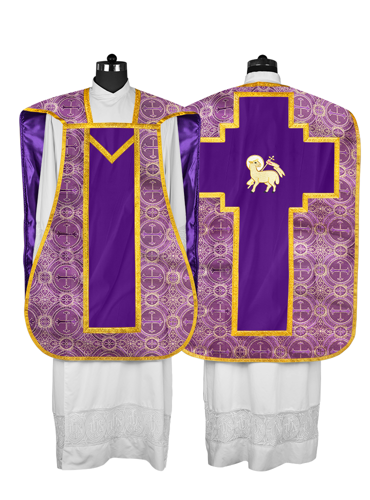 Fiddleback with spiritual motif