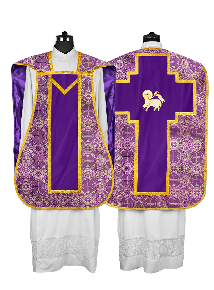 Fiddleback with spiritual motif