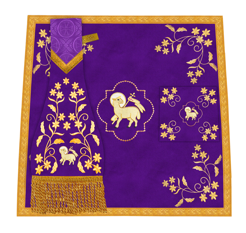 Altar Cloth with Fine Embroidery and Spiritual Motif