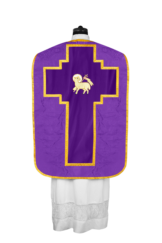 Fiddleback with spiritual motif