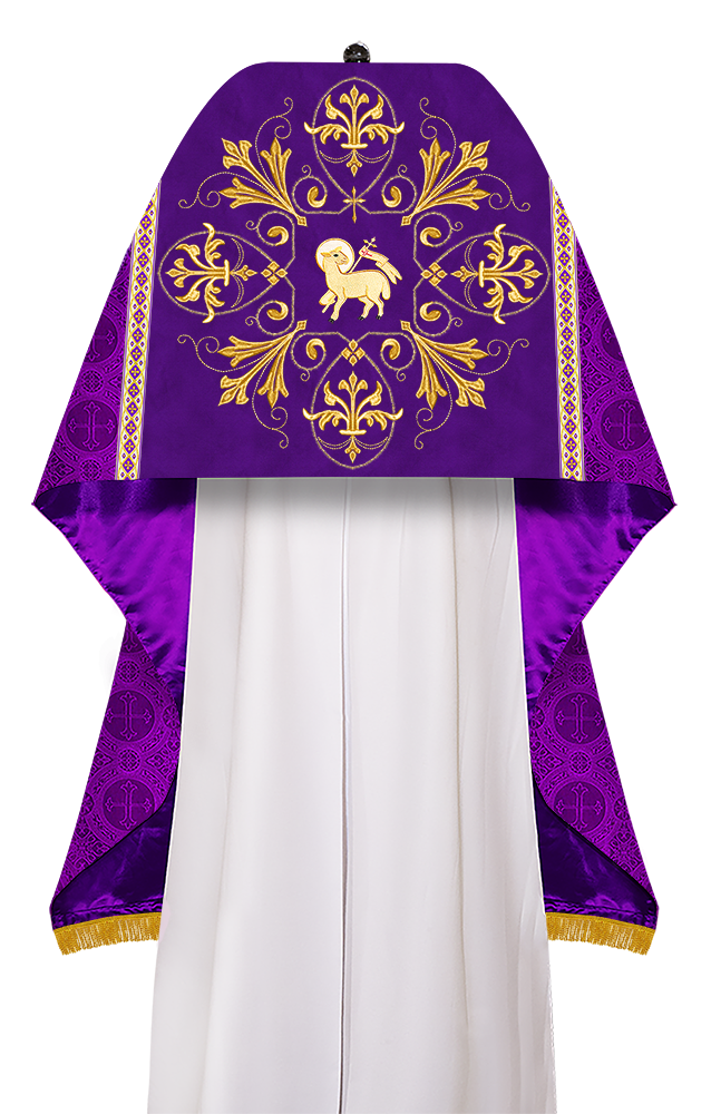 Humeral Veil Vestment with Adorned Liturgical Motif