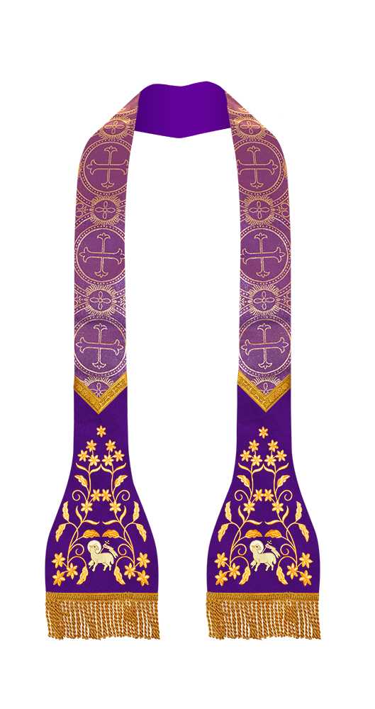 Roman Stole with Floral design