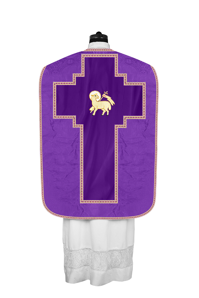 Roman chasuble with Motif and Trims