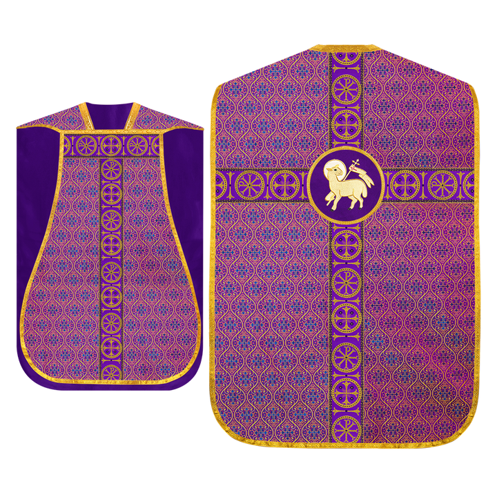 Roman Chasuble with Adorned Orphrey