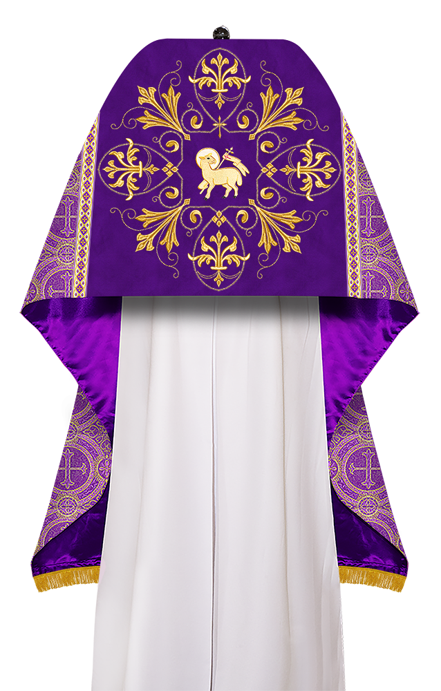 Humeral Veil Vestment with Adorned Liturgical Motif