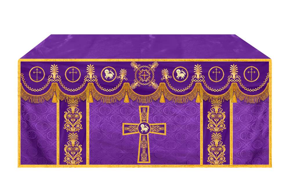 Ornate Embroidered Liturgical Altar Cloth