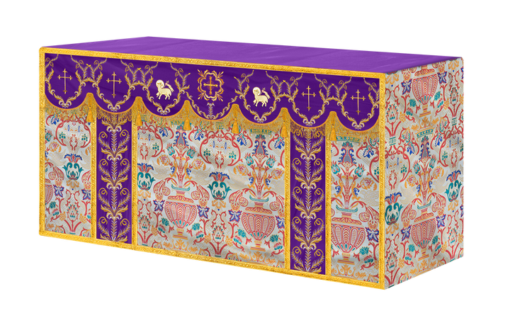 Tapestry Altar Cloth with Liturgical Motif