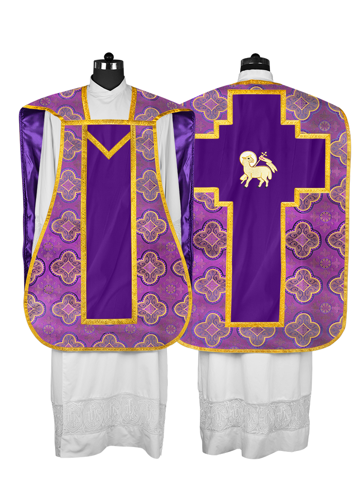 Fiddleback with spiritual motif